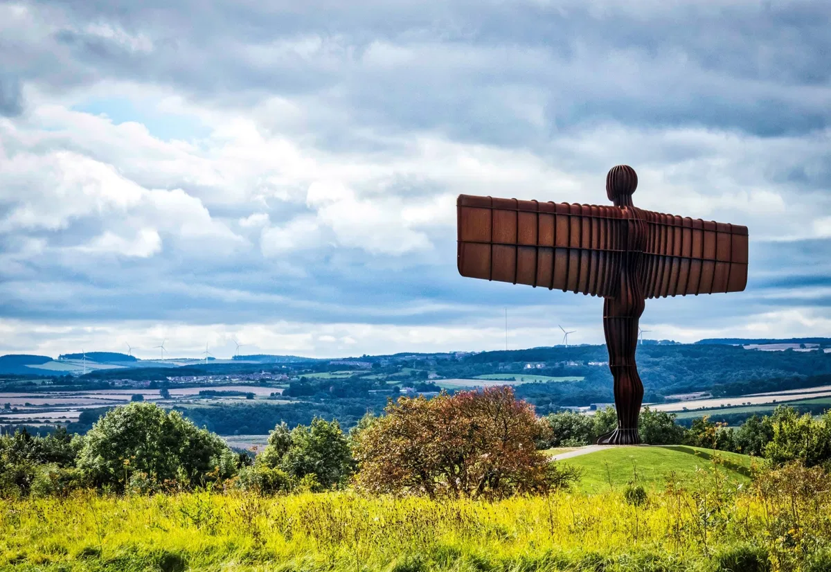 the Angel of the North in Gateshead where Auto Access provides mobile auto locksmith services