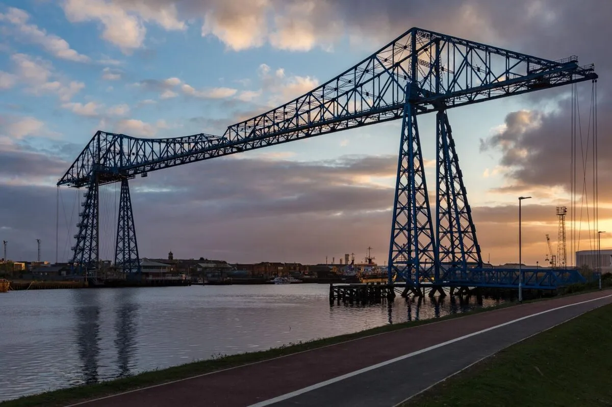 the Transporter Bridge in Middlesbrough where Auto Access provides mobile auto locksmith services