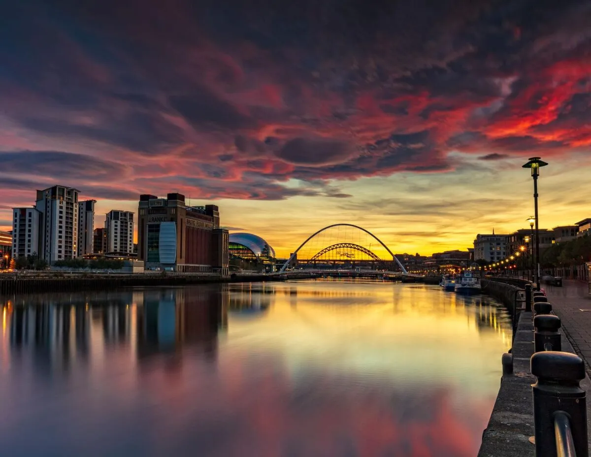 Newcastle Quayside in Newcastle where Auto Access provides mobile auto locksmith services