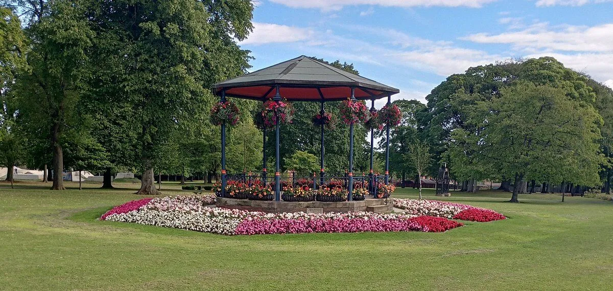 Jubilee Park bandstand in Spennymoor where Auto Access provides mobile auto locksmith services