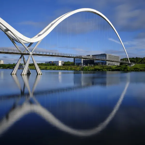 Infinity Bridge in Stockton on Tees where Auto Access provides mobile auto locksmith services