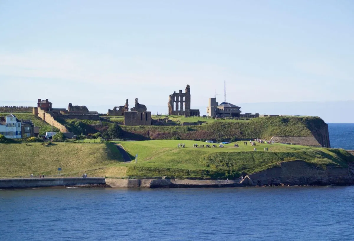 Auto Access mobile auto locksmith serving North Tyneside, with Tynemouth Priory in the background